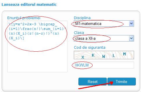 editorul matematic online