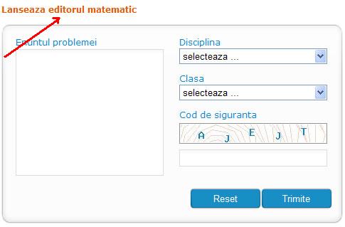 editorul matematic online